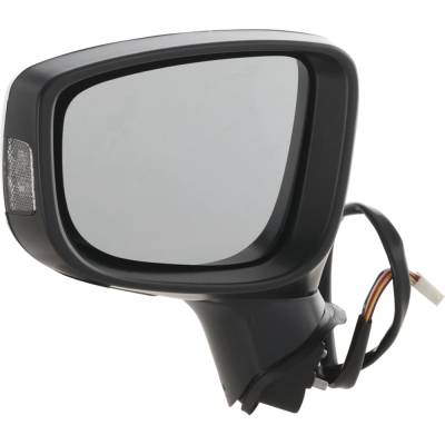 Side Mirror Compatible With 2014-2016 Mazda 3 3 Sport 2.0L 2.5L I4 Pe-Vps Py-Vps Left Driver Side