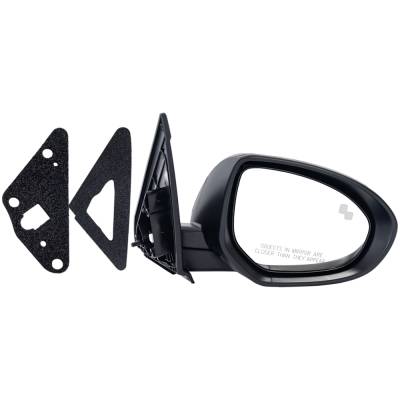 Rareelectrical - Side Mirror Compatible With 2012-2013 Mazda 3 3 Sport 2.0L 2.5L I4 Right Passenger Side 167Hp - Image 1