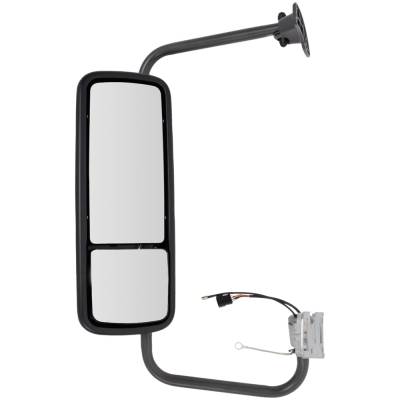 Rareelectrical - Side Mirror Compatible With 2002-2011 Freightliner Columbia Left Driver Side Replaces Jfl38el-Hd - Image 2