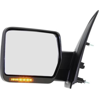Side Mirror Compatible With 2009-2010 Ford F-150 3.5L 3.7L V6 Duratec Ti-Vct Boss Left Driver Side