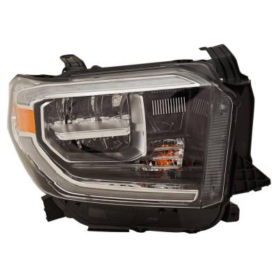 Rareelectrical - New Headlight Compatible With 2018-2021 Toyota Tundra 4.0L 4.6L V6 Right Passenger Side Led - Image 1
