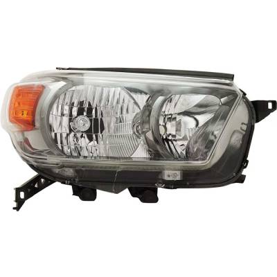 Rareelectrical - Headlight Compatible With 2010-2013 Toyota 4Runner 4.0L V6 Right Passenger Side Halogen Rept100195 - Image 1