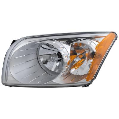 Headlight Compatible With 2007-2012 Dodge Caliber 2.0L 2.4L I4 Ecn Ed3 Ece Left Driver Side Halogen