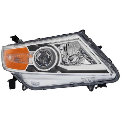 Rareelectrical - Headlight Compatible With 2011-2013 Honda Odyssey 3.5L V6 J35a7/J35z8 Right Passenger Side Halogen - Image 1