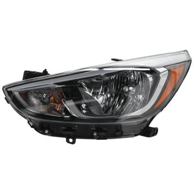 Headlight Compatible With 2015-2017 Hyundai Accent 1.6L I4 Left Driver Side Halogen Rephy100106q