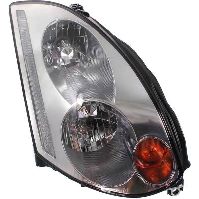 Headlight Compatible With 2003-2005 Infiniti G35 3.5L V6 Vq35de/Vq35hr Right Passenger Side Xenon