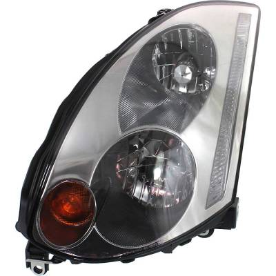 Headlight Compatible With 2003-2005 Infiniti G35 3.5L V6 Vq35de/Vq35hr Left Driver Side Xenon