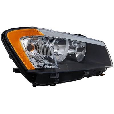 Rareelectrical - Headlight Compatible With 2011-2014 Bmw X3 2.0L 3.0L I4 N20 N55 Right Passenger Side Halogen - Image 1