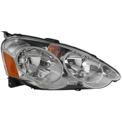 Headlight Compatible With 2002-2004 Acura Rsx 2.0L I4 K20a3 K20a2/K20z1 Right Passenger Side Halogen