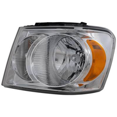 Headlight Compatible With 2007-2009 Dodge Durango 3.7L 4.7L V6 Powertech Left Driver Side Halogen