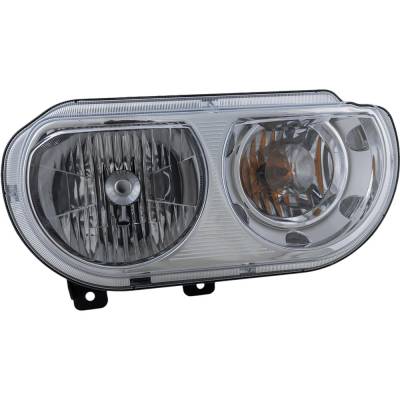 Rareelectrical - New Headlight Compatible With 2008-2014 Dodge Challenger 3.6L 5.7L V6 Right Passenger Side Halogen - Image 1