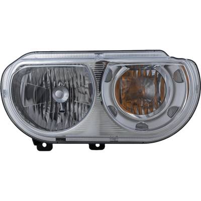 Rareelectrical - New Headlight Compatible With 2008-2014 Dodge Challenger 3.6L 5.7L V6 Right Passenger Side Halogen - Image 2