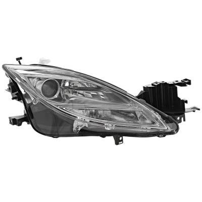 Headlight Compatible With 2009-2010 Mazda 6 2.5L 3.7L I4 Mzi Right Passenger Side Halogen