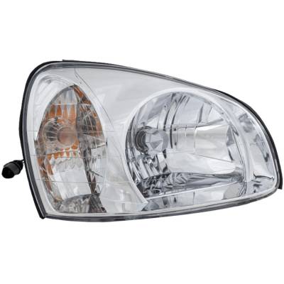 Rareelectrical - Headlight Compatible With 2001-2003 Hyundai Santa Fe 2.4L 2.7L I4 Right Passenger Side Halogen - Image 3