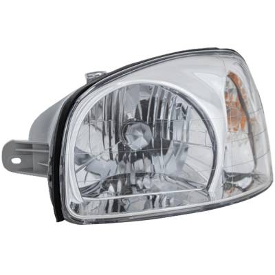 Headlight Compatible With 2001-2003 Hyundai Santa Fe 2.4L 2.7L I4 Left Driver Side Halogen H100108