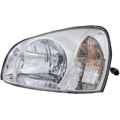 Rareelectrical - Headlight Compatible With 2001-2003 Hyundai Santa Fe 2.4L 2.7L I4 Left Driver Side Halogen H100108 - Image 3