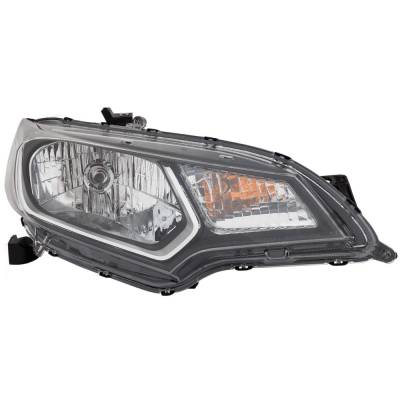 Rareelectrical - Headlight Compatible With 2015-2017 Honda Fit 1.5L I4 L15b Right Passenger Side Halogen Reph100363q - Image 1