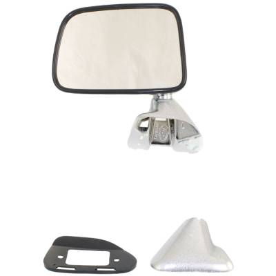Rareelectrical - Side Mirror Compatible With 1987-1989 Toyota 4Runner Pickup 2.4L 3.0L I4 Left Driver Side 150Hp - Image 1