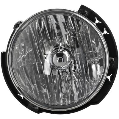Rareelectrical - Headlight Compatible With 2007-2018 Jeep Wrangler Wrangler Jk 3.6L 2.0L V6 Gme-T4 Left Driver Side - Image 1