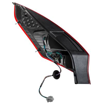 Rareelectrical - New Right Passenger Tail Light Compatible With 2011-2013 Ford Fiesta Hatchback S Se Ses Titanium - Image 3