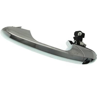 Rareelectrical - Front Left (Driver Side) Exterior Door Handle Compatible With 1957-2019 Fiat 500 Chrome With Key - Image 3