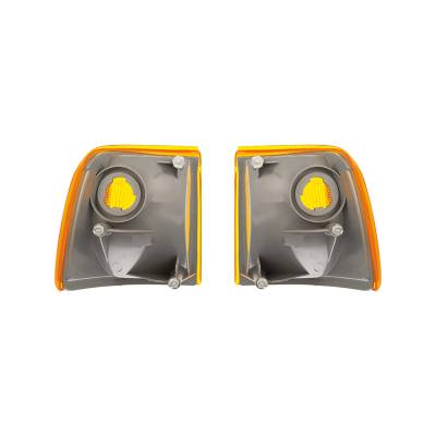 Rareelectrical - New Pair Of Side Marker Lights Compatible With Ford Ranger 1993-1997 Fo2521116 Fo2520118 F37z 13201 - Image 2