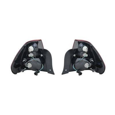 Rareelectrical - New Pair Of Tail Lights Fits Chevrolet Malibu Sedan 2004-2008 15868493 Gm2800165 - Image 2