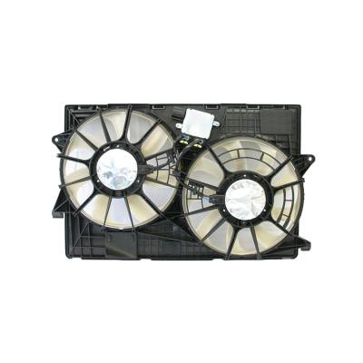 Rareelectrical - New Dual Radiator And Condenser Fan Fits Jeep Cherokee 2016 2017 2018 Ch3115178 - Image 2