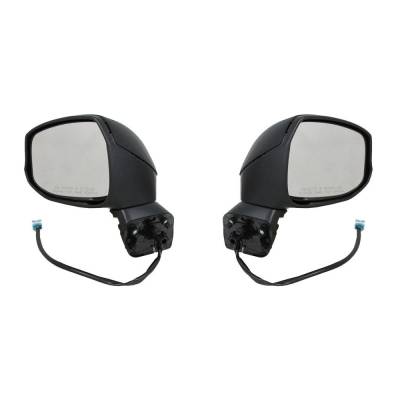 Rareelectrical - New Door Mirror Pair Compatible With Honda 12-13 Civic Power W/ Heat Ho1320266 Ho57er Ho57el - Image 2