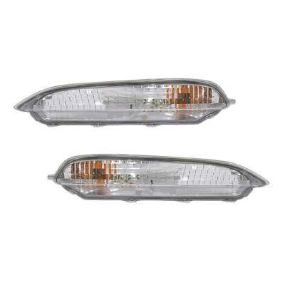 New Pair Turning Signal Lights Compatible With Honda Pilot Lx 2016 33300-Tg7-A01 33350Tg7a01