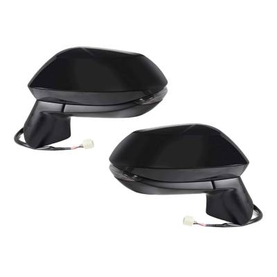 Rareelectrical - New Pair Of Mirrors Compatible With Toyota Corolla Se Hatchback 4 Door 1.8L 2.0L 2019 2020 2021 2022 - Image 3
