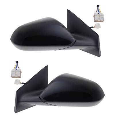 Rareelectrical - New Pair Of Mirrors Compatible With Hyundai Sonata Hybrid Gl Gls Luxury Sedan 4 Door 2.0L 2018 2019 - Image 1