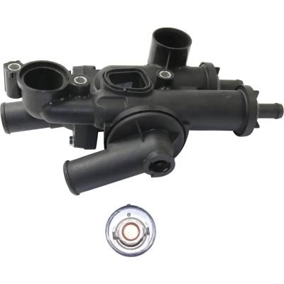 Rareelectrical - New 203 Degrees Thermostat Housing Compatible With Chrysler Dodge Sebring Lx 4 Cyl 2.4L Journey Se - Image 2
