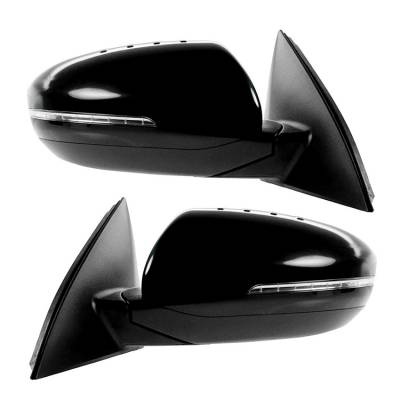 Rareelectrical - New Pair Of Door Mirrors Fits Kia Optima 2012 87610-4C020 87620-4C020 Ki1321163 - Image 2