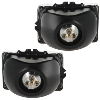 Rareelectrical - New Pair Of Headlights Compatible With Ford E-150 Econoline Club Wagon Base Chateau Custom Xl - Image 3