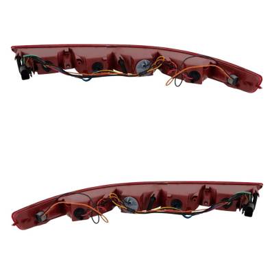 Rareelectrical - New Pair Of Daytime Running Lights Compatible With Audi Q5 Sq5 2.0L 3.0L 3.2L 2009-2017 By Part - Image 1