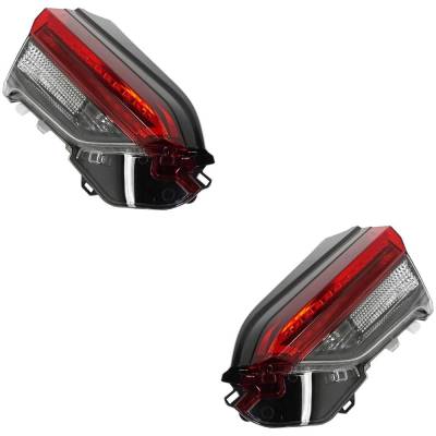 Rareelectrical - Led Tail Light Assembly Right Left Pair Inner Compatible With 2019-2025 Toyota Rav4 Trail Hybrid Le - Image 3