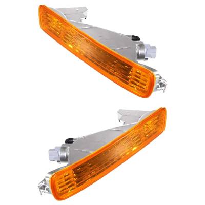 Rareelectrical - New Pair Of Daytime Running Lights Compatible With Honda Accord 2.2L 2.7L 1994 1995 By Part Numbers - Image 1