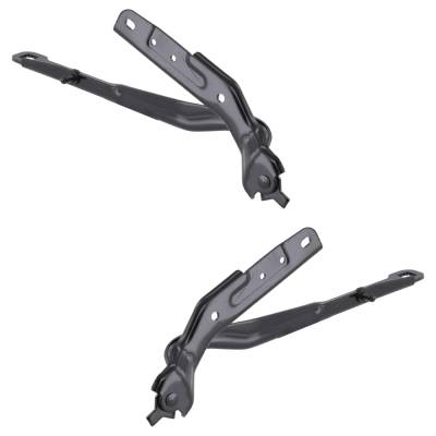 Rareelectrical - New Pair Of Hood Hinge Compatible With Chrysler Dodge 300 Touring L 6 Cyl 3.6L Charger Sxt Plus 6 - Image 2