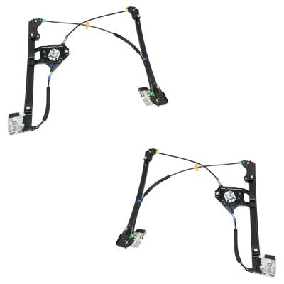 New Front Left And Front Right Window Regulator Compatible With Volkswagen Jetta Gl 4 Cyl 2.0L Jetta