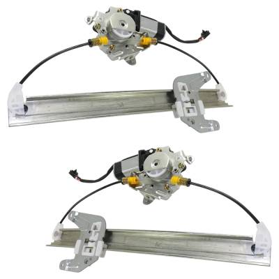 Rareelectrical - New Rear Left And Rear Right Window Regulator Compatible With Nissan Xterra Xe 6 Cyl 3.3L Xterra Se - Image 5