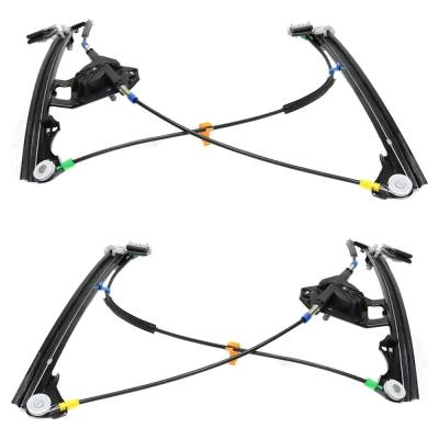 Rareelectrical - New Front Left And Front Right Window Regulator Compatible With Volkswagen Jetta Gls 4 Cyl 2.0L Golf - Image 4