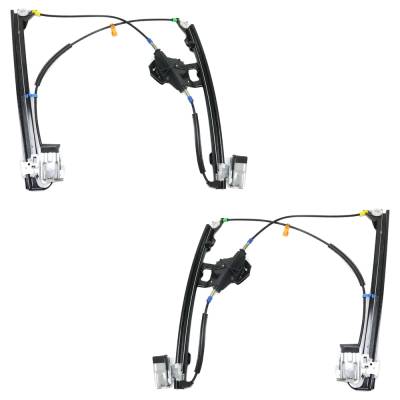 Rareelectrical - New Front Left And Front Right Window Regulator Compatible With Volkswagen Jetta Gls 4 Cyl 2.0L Golf - Image 5