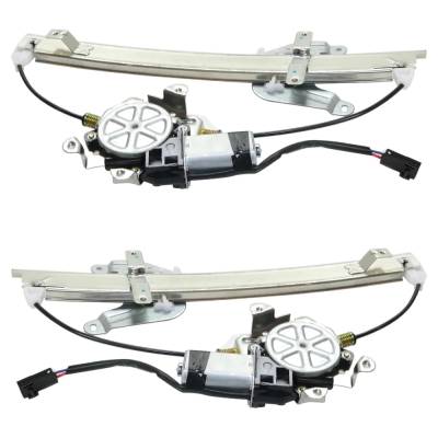 Rareelectrical - New Rear Left And Rear Right Window Regulator Compatible With Nissan Frontier Xe 4 Cyl 2.4L Xterra - Image 6