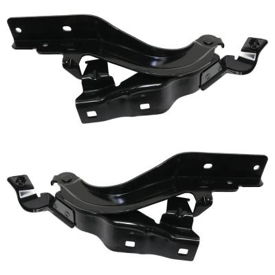 New Pair Of Hood Hinge Compatible With Nissan Maxima Platinum 6 Cyl 3.5L Maxima Platinum Reserve 6