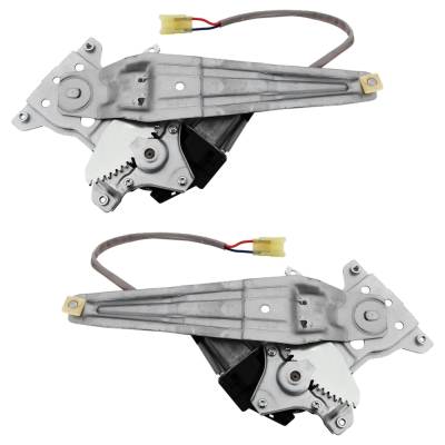 Rareelectrical - New Rear Left And Rear Right Window Regulator Compatible With Toyota Yaris Base Yaris S 2007-2012 By - Image 4