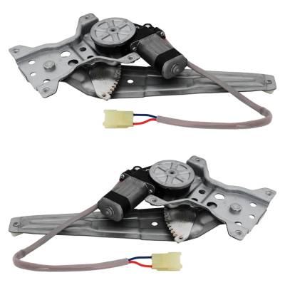 Rareelectrical - New Rear Left And Rear Right Window Regulator Compatible With Toyota Yaris Base Yaris S 2007-2012 By - Image 5
