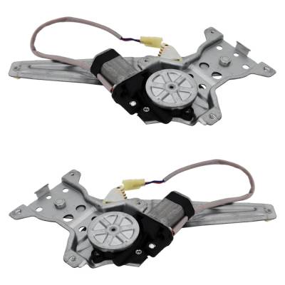 Rareelectrical - New Rear Left And Rear Right Window Regulator Compatible With Toyota Yaris Base Yaris S 2007-2012 By - Image 6