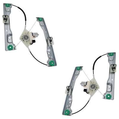 Rareelectrical - New Front Left And Front Right Window Regulator Compatible With Dodge Jeep Grand Cherokee Srt 8 Cyl - Image 2