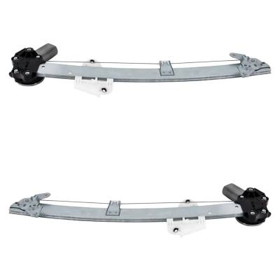 Rareelectrical - New Front Left And Front Right Window Regulator Compatible With Honda Fit Dx 4 Cyl 1.5L Fit Lx 4 Cyl - Image 6